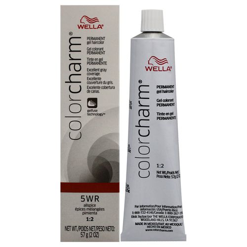 Color Charm Permanent Hair Color Gel - 5WR Allspice by for Women - 2 oz Hair Color