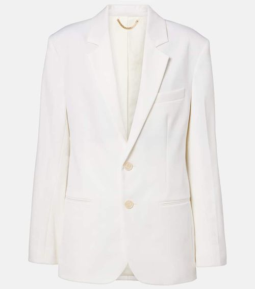 Wool-blend blazer