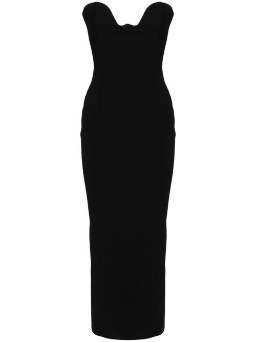 Lilith strapless gown - Black
