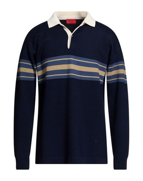 Man Sweater Navy Size L Wool, Silk, Cashmere