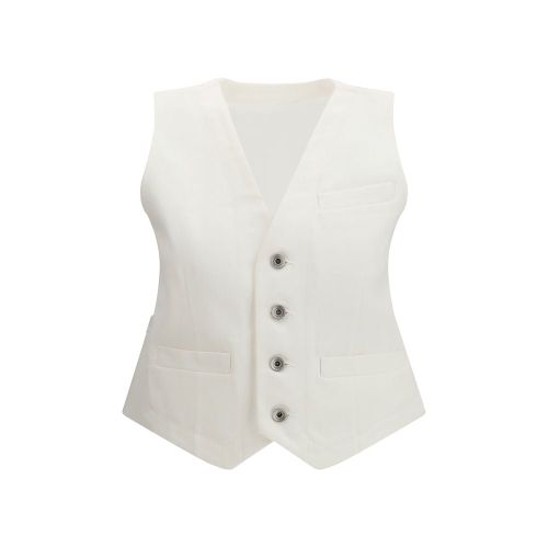 Cotton Vest — White