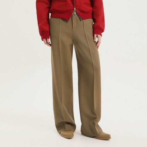 1989 Studio Olive Green Straight Leg Wool Pant