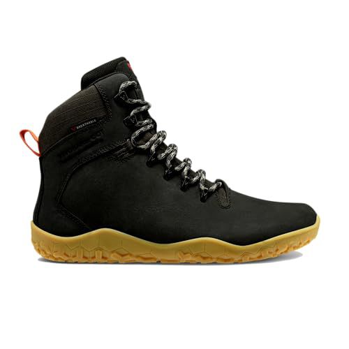 Vivobarefoot Tracker II FG Womens Barefoot Hiking Boots | Waterproof & Puncture Resistant | All Weather & Terrains | Wide Fit Grounding Shoes Bracken