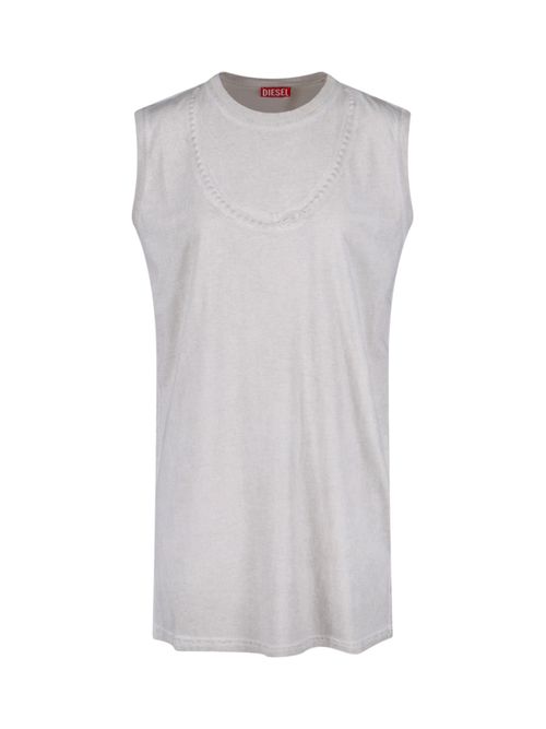 Cotton Mini Dress with Statement Logo Detail