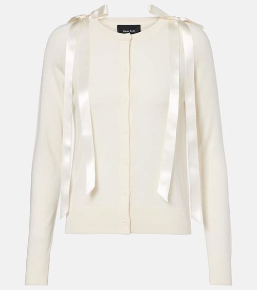 Wool and silk cardigan