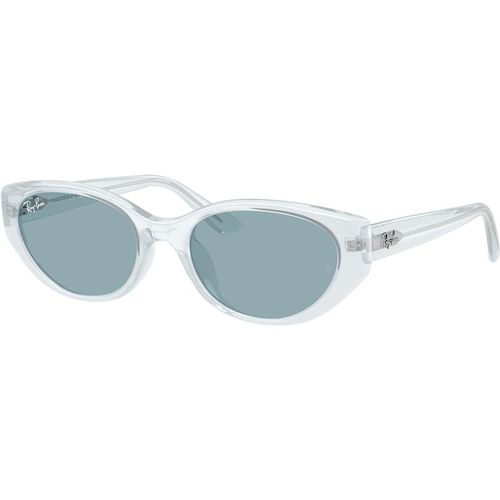 Ray - Ban Unisex Ray - Ban RB4457D 687280 Sunglasses Injected Transparent Blue Pillow Norma
