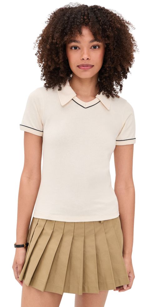 Charlie Top Off White