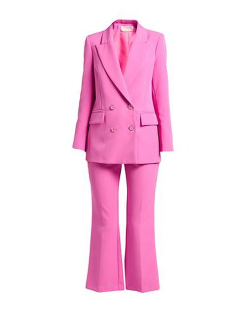 Woman Suit Pink Size 10 Polyester, Elastane