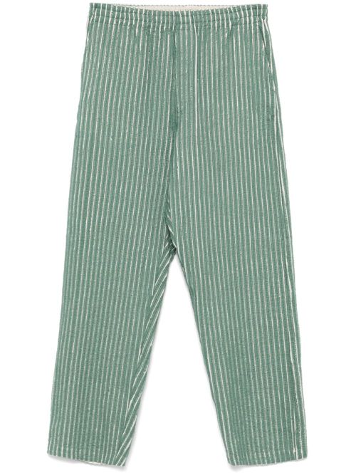 Striped trousers