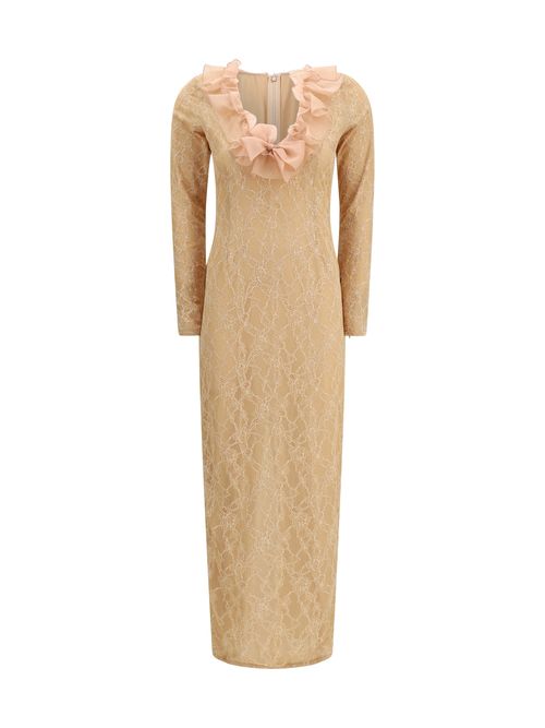 Evening Dress — Beige