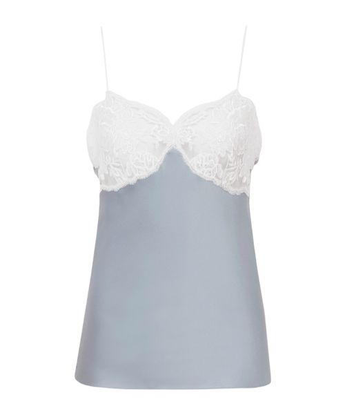 Lace-panel top