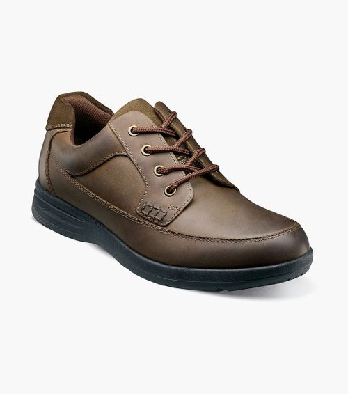 Nunn Bush Shoes Cam Moc Toe Oxford Brown