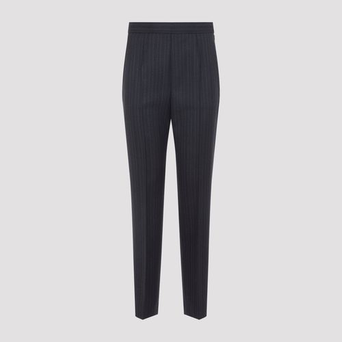 Women's Slim-Fit Wool Pants, Regular Straight Leg