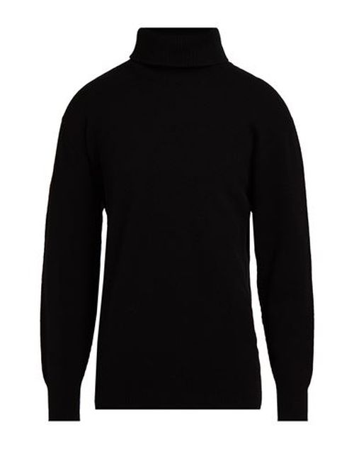 Man Turtleneck Black Size XL Wool, Cashmere