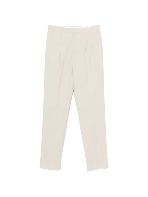 Tailored Trousers with Zip Closure for Men
