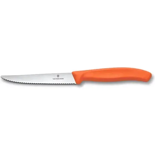 Victorinox Swiss Classic Orange Serrated Steak & Pizza Knife