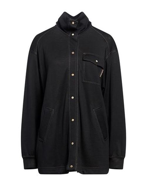 Woman Shirt Black Size L Cotton, Silk, Polyamide