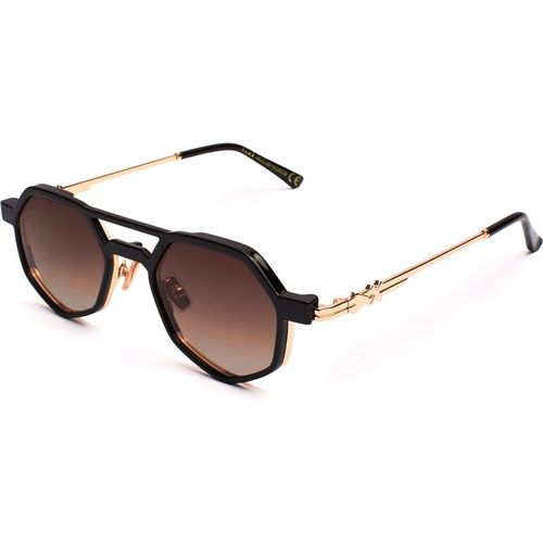 XLAB Unisex Mykonos Optische monturen Metallo Argento Azzurro Geometrica Sfumato