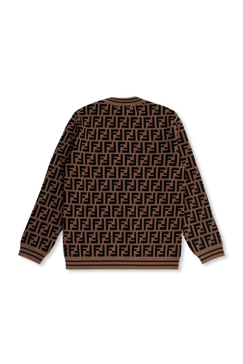 Monogrammed Sweater, Unisex, Brown