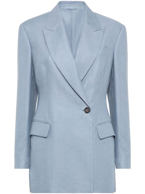 Gabardine blazer - Blue