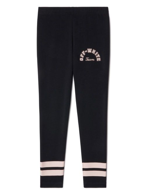 Team 23 stripe-detail leggings - Black