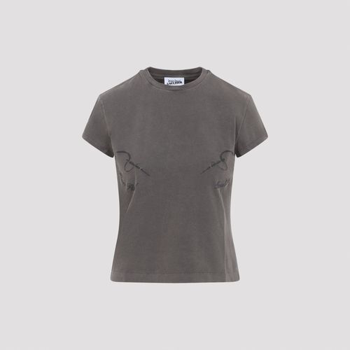 The Needles Embroidered Faded T-shirt