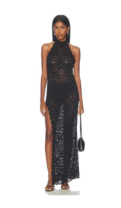 Lovers and Friends Lacelle Maxi Dress in Black. XXS. Also in L, M, S