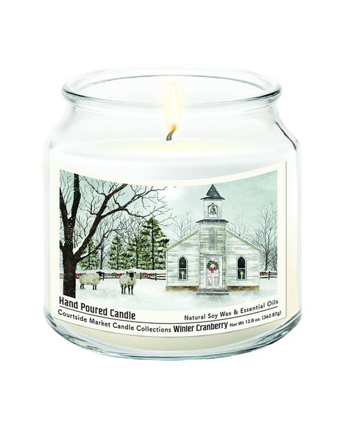 Christmas Chapel Hand-Poured Soy Wax Candle