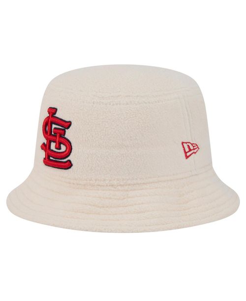 Women's White St. Louis Cardinals Cozy Bucket Hat - White