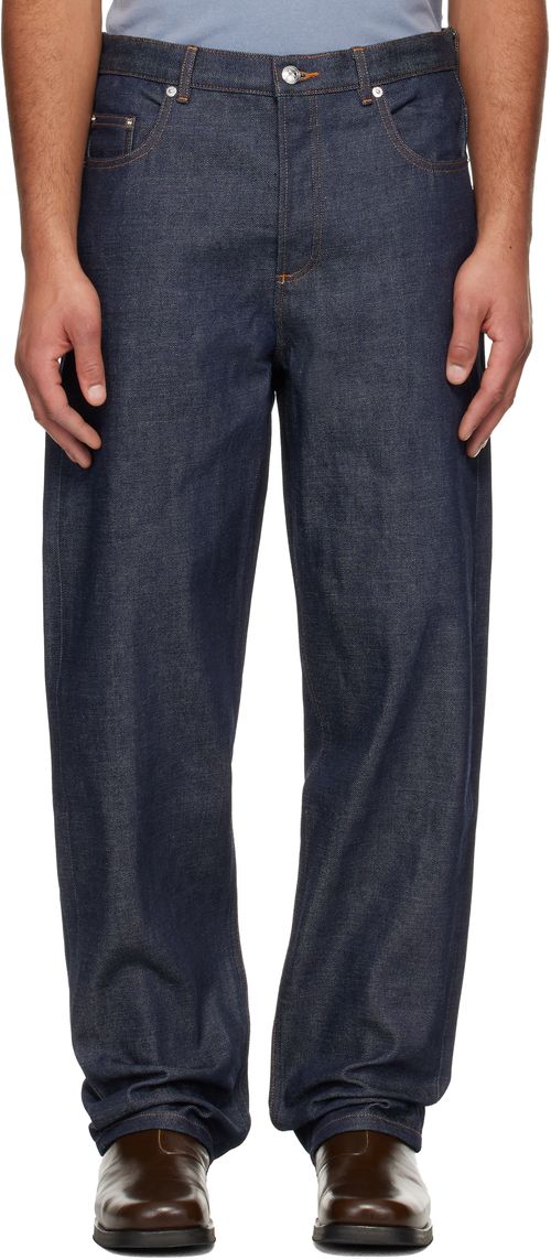 A. P.C. Navy Fairfax Jeans