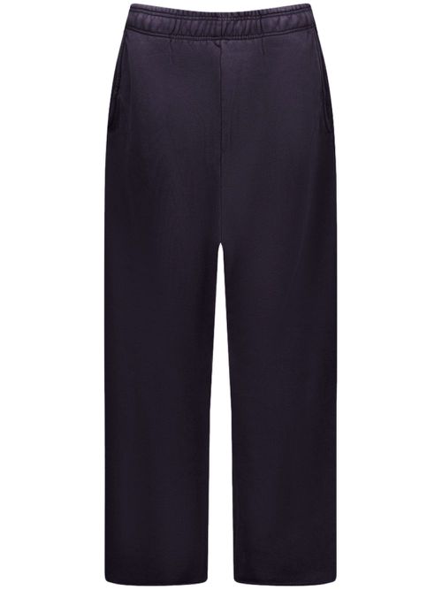 Organic cotton track pants - Black