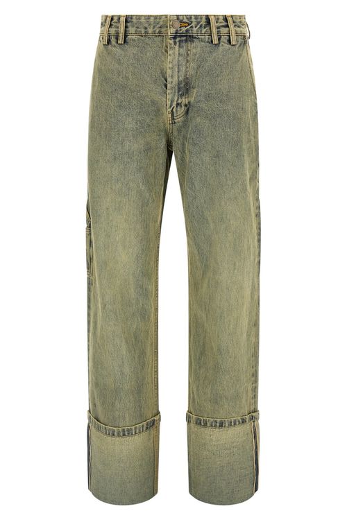'Cuff Surface Wave' Jeans
