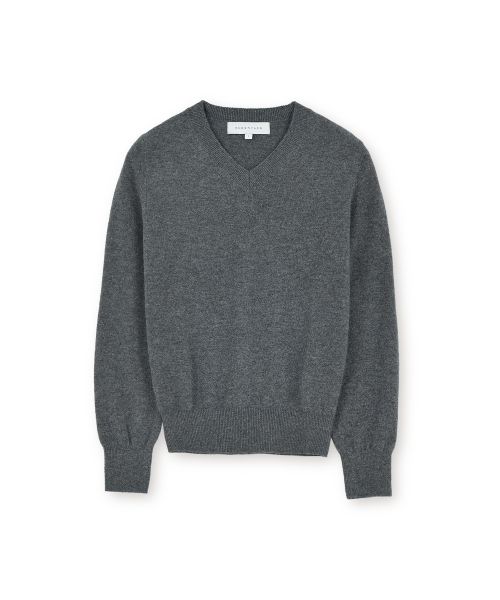 W Extra Super Fine V-neck Knit