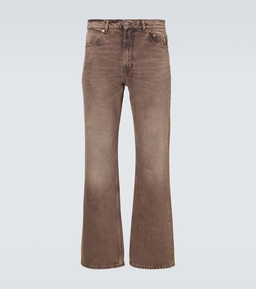 Carlston faded straight jeans