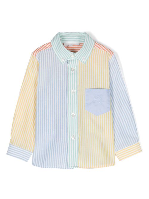 Long-sleeve striped shirt - Blue