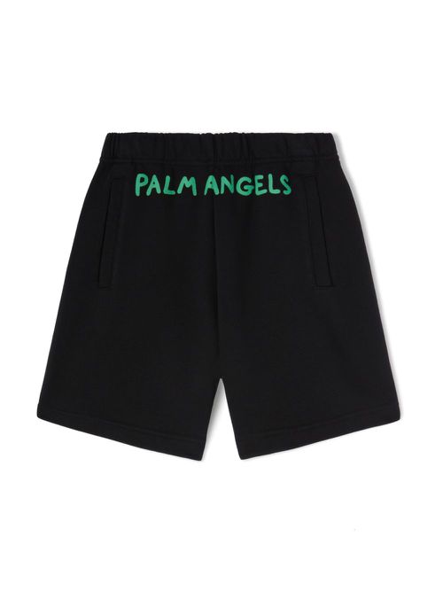 Logo track shorts - Black