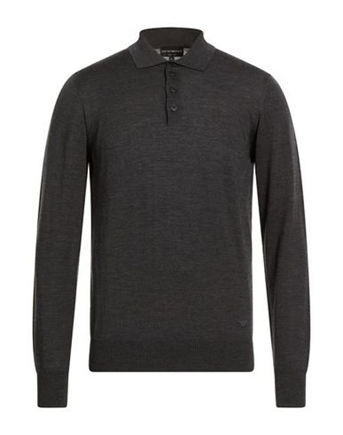 Man Sweater Charcoal Size 48 Virgin Wool