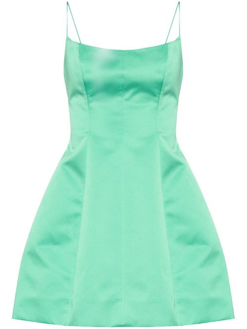 A-line mini dress - Green