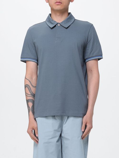 Polo Shirt Men color Grey