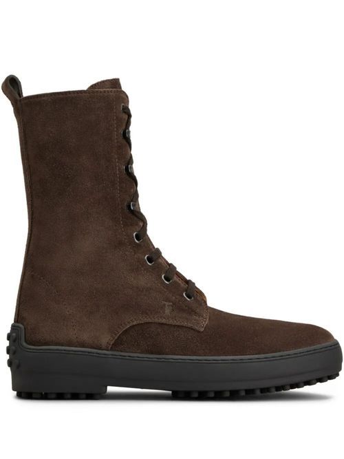 Brown Lace Up Boots