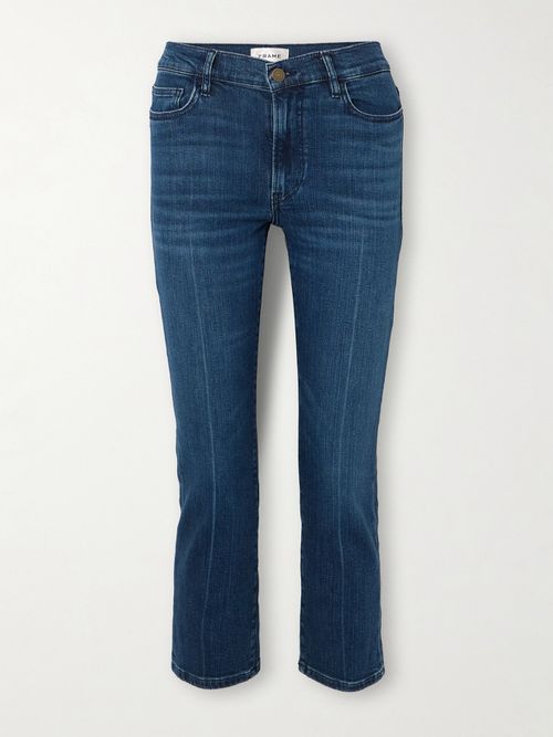 Le High Cropped High-rise Slim-leg Jeans - Blue