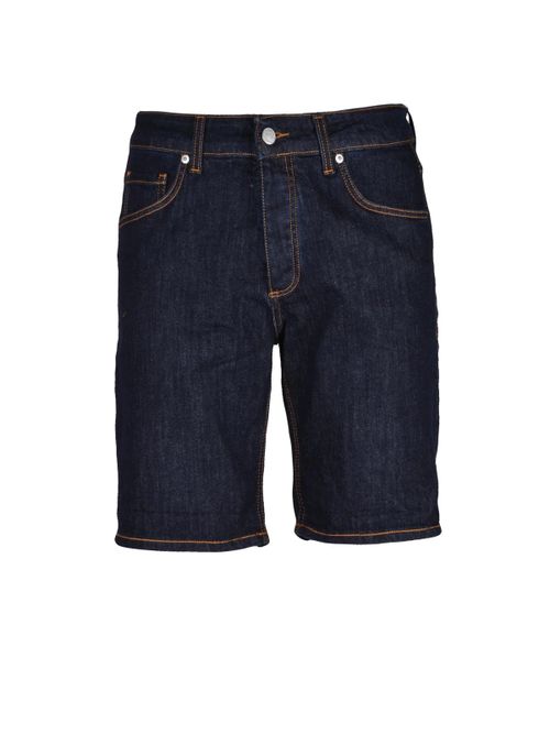Multicolor Cotton Striped Shorts