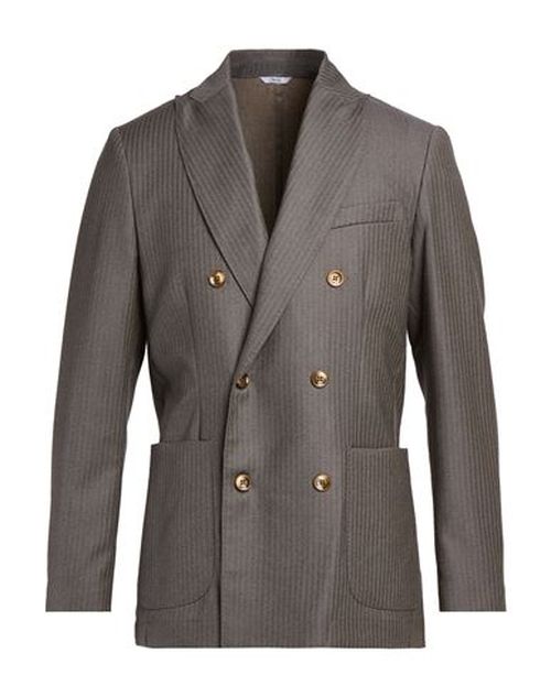 Man Blazer Grey Size 38 Virgin Wool
