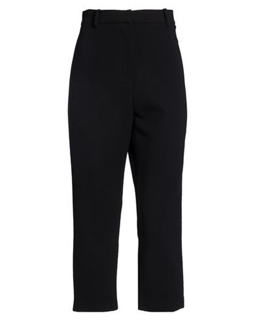 Woman Pants Black Size 2 Wool, Elastane