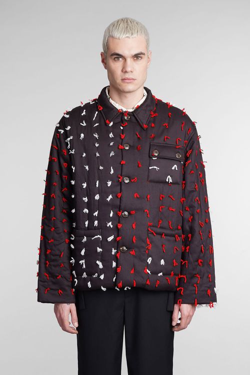 Puffer In Black Cotton