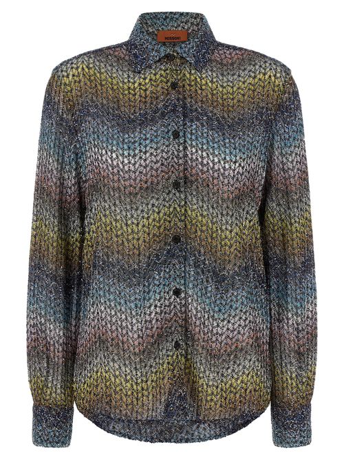 Lamé Viscose Shirt