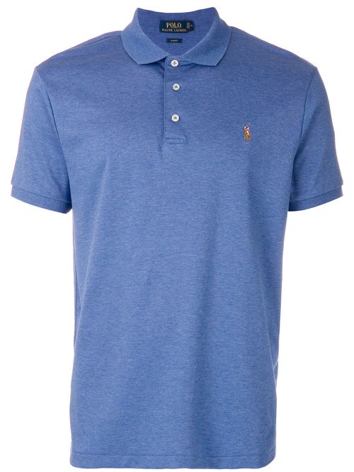 Logo polo shirt - Blue