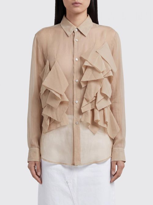 COMME DES GARÇONS Shirt Woman color Beige