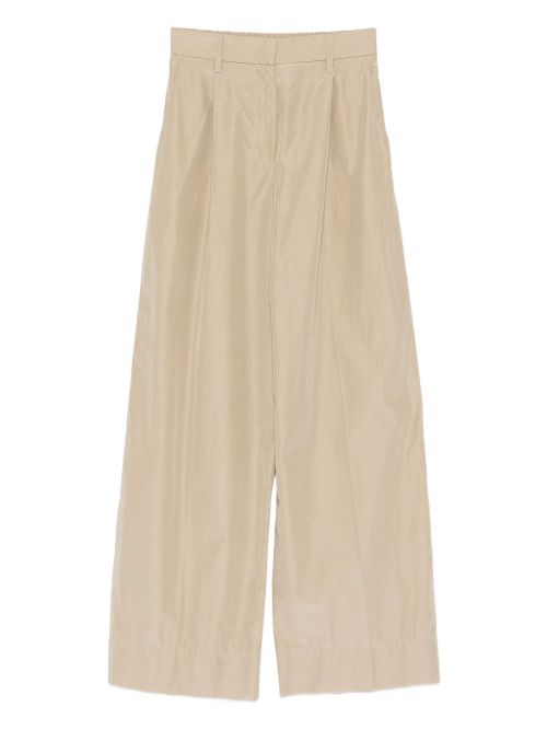Cotton blend trousers
