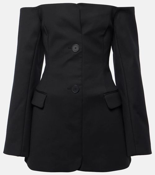Sandrine off-shoulder blazer dress